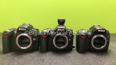 3 x Nikon D90 Digital Cameras *SN 6767390, 6716719, 6630002* **FOR EXPORT OUT OF THE UK ONLY**