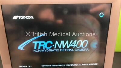 TopCon TRC NW400 Non Mydriatic Retinal Camera Software Version 1.0.3 *Mfd 2015* (Powers Up) *SN 980186* **FOR EXPORT OUT OF THE UK ONLY** - 2