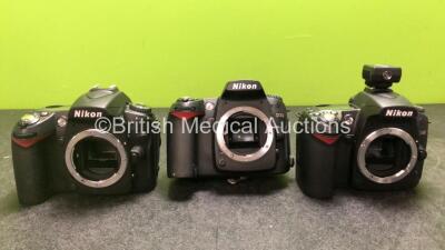 3 x Nikon D90 Digital Cameras *SN 6960645, 6736612, 6210952* **FOR EXPORT OUT OF THE UK ONLY**
