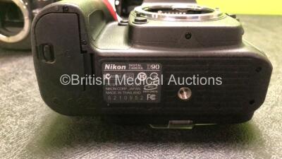 3 x Nikon D90 Digital Cameras *SN 6960645, 6736612, 6210952* **FOR EXPORT OUT OF THE UK ONLY** - 3