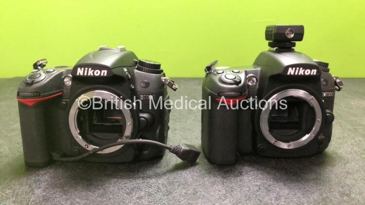 2 x Nikon D7000 Digital Cameras *SN 6586167, 6595240* **FOR EXPORT OUT OF THE UK ONLY**