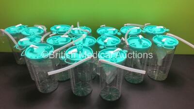 16 x Serres 2000ml Suction Cup with Lids