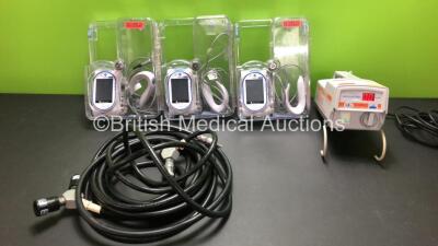 Mixed Lot Including 3 x QCore Medical Sapphire Multi Therapy Infusion Pumps, 1 x ArjoHuntleigh Flowtron Excel and 1 x Air Hose