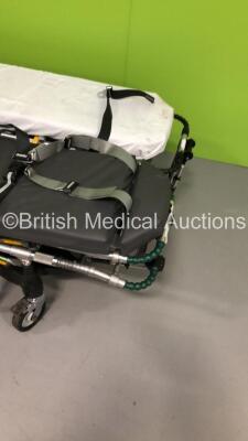 2 x Ferno Pegasus Ambulance Stretchers with Mattresses (Hydraulics Tested Working) *S/N PEG3414 / PEG4738* - 2