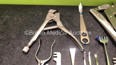 Job Lot of Surgical Instruments Including Veterinary Instrumentation Benders, Anvil Serbich Small Plate Bending Press and Small Plate Bending Press - 2