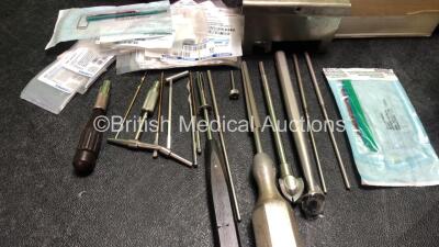 Job Lot of Surgical Instruments Including Bone Screws, Screw and Hip Instruments - 2