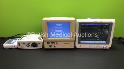 Job Lot Including 1 x Comen C50 Patient Monitor, 1 x Fukuda Denshi Dynascope DS-7100, 1 x Masimo Rad-8 Signal Extraction Pulse Oximeter and 1 x Fresenius Kabi Amika Enteral Feeding Pump *LQ161102004 - 23885757 - 50000755*