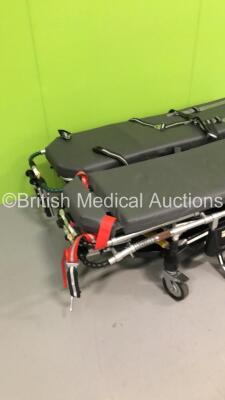 2 x Ferno Pegasus Ambulance Stretchers with Mattresses (Hydraulics Tested Working) *S/N PEG4726 / PEG3637* - 2