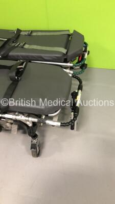 2 x Ferno Pegasus Ambulance Stretchers with Mattresses (Hydraulics Tested Working) *S/N PEG4726 / PEG3637* - 4