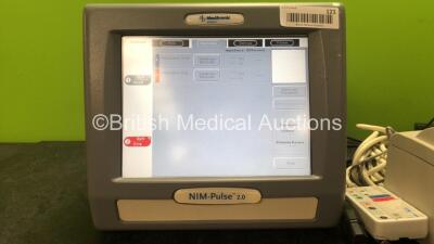 Medtronic NIM Pulse 2.0 Patient Nerve Integrity EMG Monitor with 1 x Printer and 1 x AC Power Supply (Powers Up) - 2