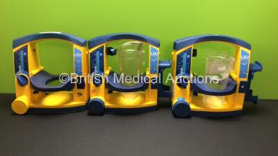 3 x Laerdal Suction Units (All Power Up with 2 x Faults) *78141355560 - 78101578071 - 78280332412*