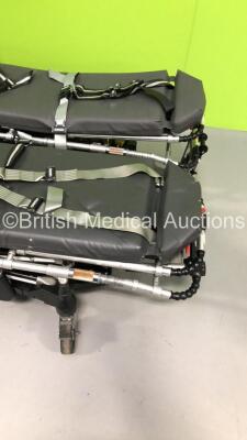 2 x Ferno Pegasus Ambulance Stretchers with Mattresses (Hydraulics Tested Working) *S/N PEG5212 / PEG5242 - 3