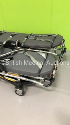 2 x Ferno Pegasus Ambulance Stretchers with Mattresses (Hydraulics Tested Working) *S/N PEG4608 / PEG3634* - 4