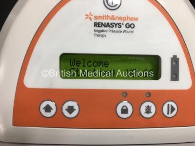 3 x Smith&Nephew Renasys Go Negative Pressure Wound Therapy Units with Power Supplies and Cases (All Power Up) *KGUA120648 - KHBC140962 - KGUA120626* - 3