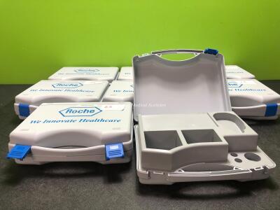 8 x Accu Chek Performa Blood Glucose Meters in Cases