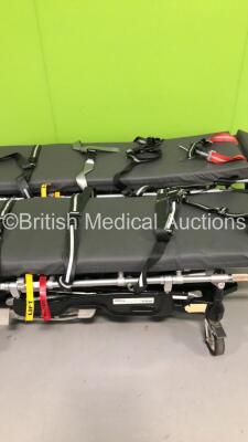 2 x Ferno Pegasus Ambulance Stretchers with Mattresses (Hydraulics Tested Working) *S/N PEG5386 / PEG3991* - 3