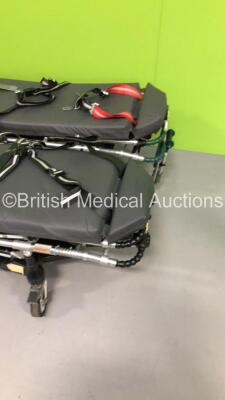 2 x Ferno Pegasus Ambulance Stretchers with Mattresses (Hydraulics Tested Working) *S/N PEG5386 / PEG3991* - 4