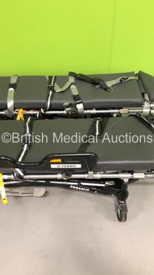 2 x Ferno Pegasus Ambulance Stretchers with Mattresses (Hydraulics Tested Working) *S/N PEG5343 / PEG3455* - 3