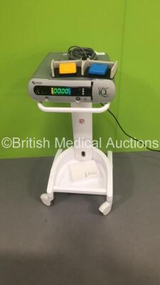 Arthrocare Coblator IQ Ref 30001 Electrosurgical Diathermy Unit on Stand with Footswitch (Powers Up)