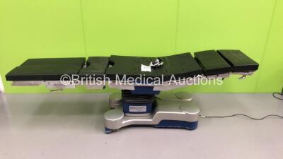 Maquet Alphamaxx Model 1133.02B2 Electric Operating Table *Mfd - 2003* with Cushions and Controller (Powers Up and Tested Working, Controller Does Not Work) *0002048*