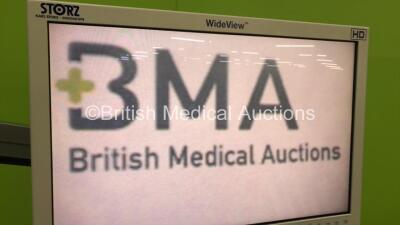 Karl Storz Stack System Including 1 x Karl Storz WideView HD Monitor, 1 x Karl Storz 200903 31 Monitor, 1 x Karl Storz 200960 20 Aida Control Unit, 1x Karl Storz 201331 20 Xenon Nova 300 Light Source, 1 x Karl Storz 222010 20 SCB Image 1 Hub Camera Contro - 4