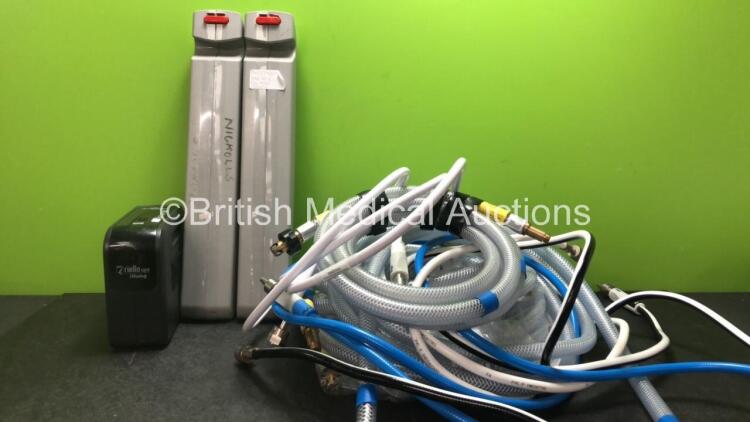 Mixed Lot Including 2 x Arjo Huntleigh Ref NDA0100-20 Batteries, 1 x Riello iDialog UPS Unit, 3 x AGSS Tubes and 2 x Breathing Hoses *SN AIDG8001RU, 1451, 16004*