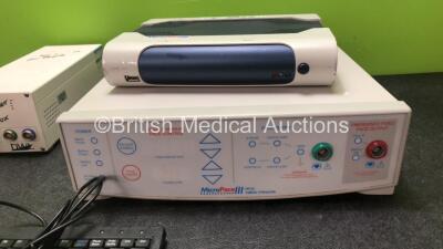 Mixed Lot Including 1 x Micropace III EPS320 Cardiac Stimulator (Untested Due to No Power Supply) 1 x Micropace MP3093 Cardiac Stimulator (Untested Due to No Power Supply) 1 x DWL Doppler Box (Untested Due to No Power Supply) - 2