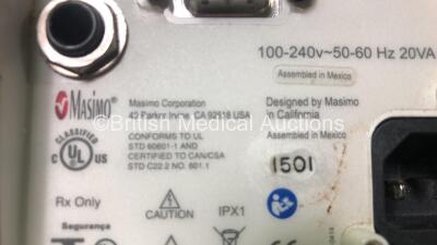 Mixed Lot Including 1 x Masimo Rad-8 Signal Extraction Pulse Oximeter, 1 x Bayer 2000+ Blood Analyser, 1 x Fukuda Denshi DS-7300 Monitor (Powers Up with Blank Screen) with 1 x HS-700 Unit and 1 x Ameda Elite Breast Pump - 7