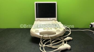 Esaote Mylab 30 Ultrasound Machine with 1 x Esaote LA523 Transducer / Probe and 1 x Esaote CA431 Transducer / Probe (Draws Power with Faulty Screen-See Photos)
