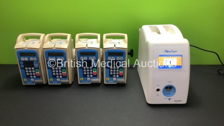 Mixed Lot Including 1 x Hologic NovaSure RF Controller Model 10 *Mfd 2017* (Powers Up with Damaged Casing - See Photo) and 4 x Graseby 500 Infusion Pumps *38807K17D0*