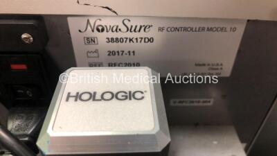 Mixed Lot Including 1 x Hologic NovaSure RF Controller Model 10 *Mfd 2017* (Powers Up with Damaged Casing - See Photo) and 4 x Graseby 500 Infusion Pumps *38807K17D0* - 4