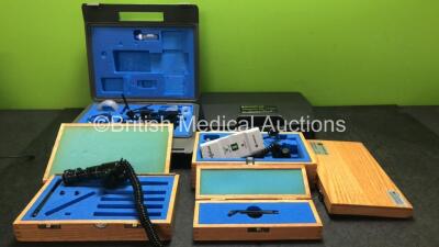 Job Lot of Sharplan Laser Attachments Including Laser Aperture Defocusing Handpiece Set and Sharplan Swift Lase Microslad / Colposlad