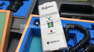 Job Lot of Sharplan Laser Attachments Including Laser Aperture Defocusing Handpiece Set and Sharplan Swift Lase Microslad / Colposlad - 4