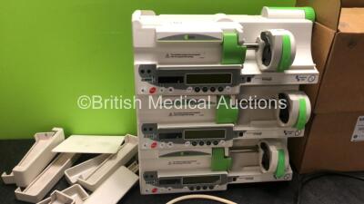 Mixed Lot Including Various Ophthalmic Table Attachments Including Slides and 1 x Miscellaneous Power Supply and 1 x TopCon ACP 7 Controller, 3 x Fresenius Kabi DPS Syringe Pumps (All Untested Due to No Power Supply) 20 x Critikon Soft Cuf Ref SFT-A2-2A A - 3