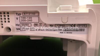 4 x B.Braun Infusomat Space Infusion Pumps with 1 x B.Braun SpaceStation Docking Port (All Power Up) *43388 - 43394 - 44025 - 43178 - 17840* - 5