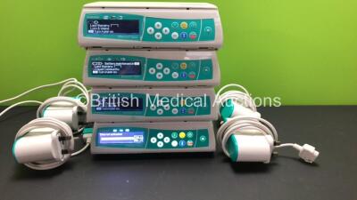 4 x B.Braun Infusomat Space Infusion Pumps with 4 x Power Supplies (All Power Up) *43726 - 43300 - 46506 - 43561*