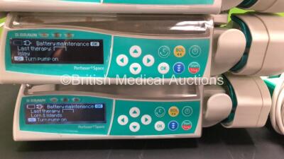 4 x B.Braun Perfusor Space Infusion Pumps with 4 x Power Supplies (All Power Up) * 56093 - 51089 - 50986 - 55199* - 3