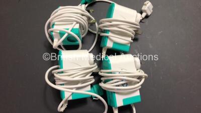 4 x B.Braun Perfusor Space Infusion Pumps with 4 x Power Supplies (All Power Up) * 56093 - 51089 - 50986 - 55199* - 4