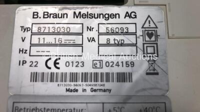 4 x B.Braun Perfusor Space Infusion Pumps with 4 x Power Supplies (All Power Up) * 56093 - 51089 - 50986 - 55199* - 5