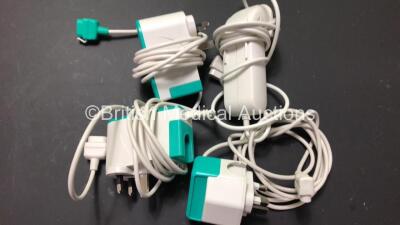 4 x B.Braun Perfusor Space Infusion Pumps with 4 x Power Supplies (All Power Up) *56335 - 56251 - 56250 - 56347 - 4