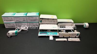 Job Lot Including 6 x B.Braun Power Supplies (Unused in Boxes) and Various Spare Parts for B.Braun Infusion Pumps *43208 - 46478 - 56264*