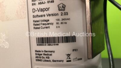 Baxter Desflurane Drager D-Vapor Vaporiser *Mfd 2009* - 4