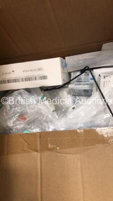 Cage of Consumables Including 3M Micropore, Covidien Argyle Suction Catheter and Halyard Endotracheal Tubes (Cage Not Included - Out of Date) - 3