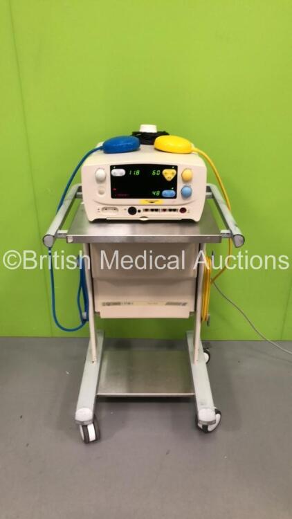 Eschmann TD830 Electrosurgical / Diathermy Unit on Eschmann ST80 Suction Trolley and 3 x Footswitches (Powers Up with PCM Alarm)