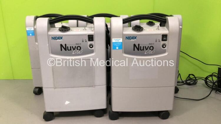 5 x Nuvo Lite 3 Oxygen Concentrators (All Power Up)