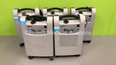 5 x Nuvo Lite 3 Oxygen Concentrators (All Power Up)