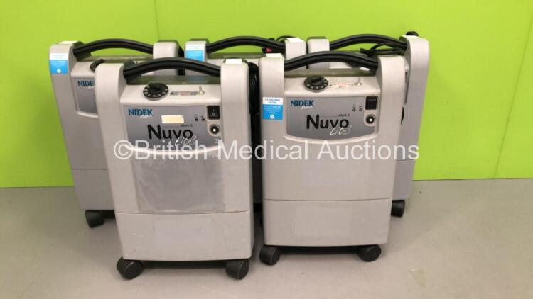 5 x Nuvo Lite 3 Oxygen Concentrators (All Power Up)