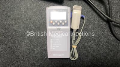 Mixed Lot Including 2 x MicroLab 3300 Spirometers with 2 x AC Power Supplies (Both Power Up with blank Display-See Photos) 1 x Nellcor OxiMax N-65 Pulse Oximeter (Untested Due to Possible Flat Batteries) - 4