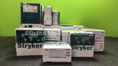 Job Lot of Stryker Orthopaedics Including Acetabular Shells, Hip Stems, Inserts and Femoral Head *Out of Date*