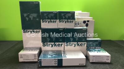 Job Lot of Stryker Orthopaedics Including Acetabular Shells, Hip Stems, Inserts and Femoral Head *Out of Date*